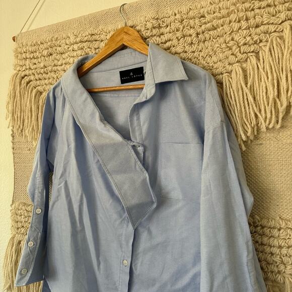 Abel Lopez Asymmetrical Button Down Tunic - Picture 2 of 7